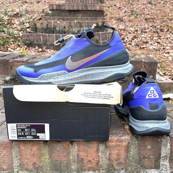 Men’s Nike ACG Zoom Air AO Fusion Violet/Red Size 14 - Picture 8 of 11